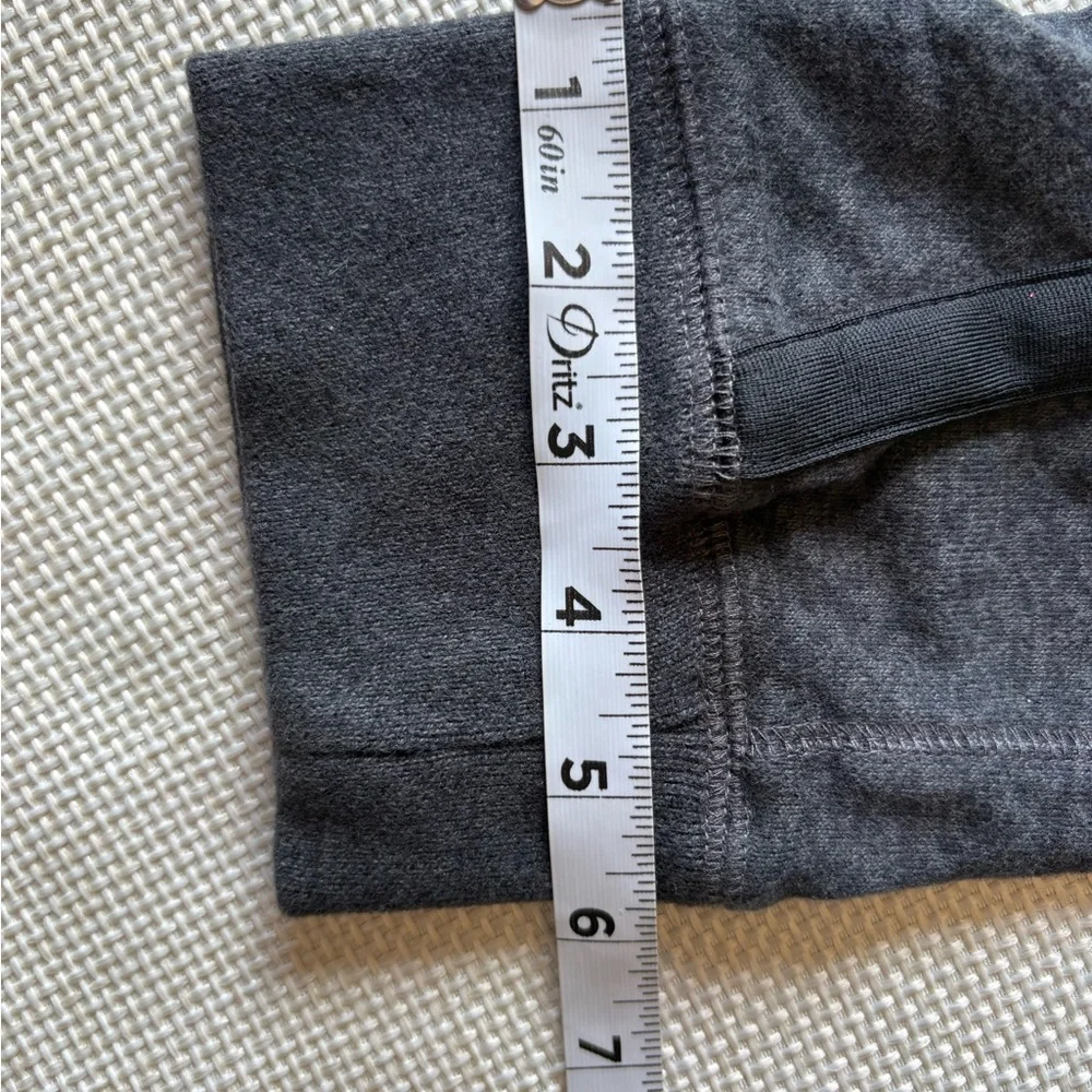 Nike Large Cotton Dark Grey SweatPants Elastic Waist Tapered Draw String Pockets